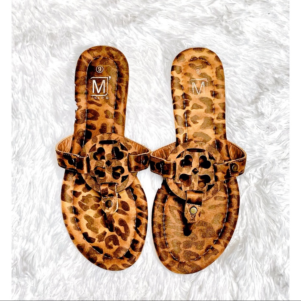 NWT Leopard Sandals!